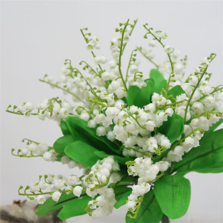 Lily in the valley, short, 5 heads, special texture, 9820