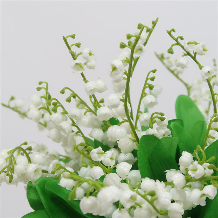 Lily in the valley, short, 5 heads, special texture, 9820