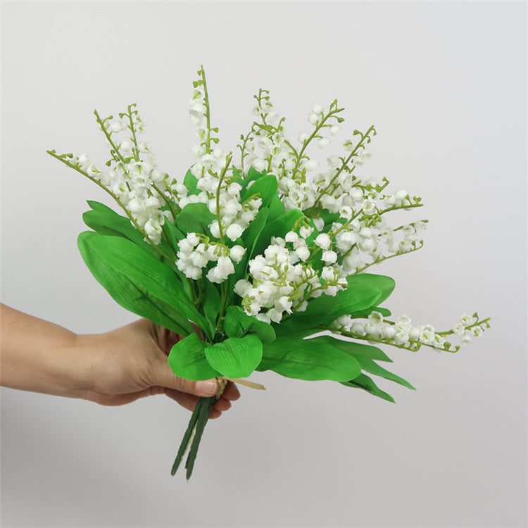 Lily in the valley, short, 5 heads, special texture, 9820