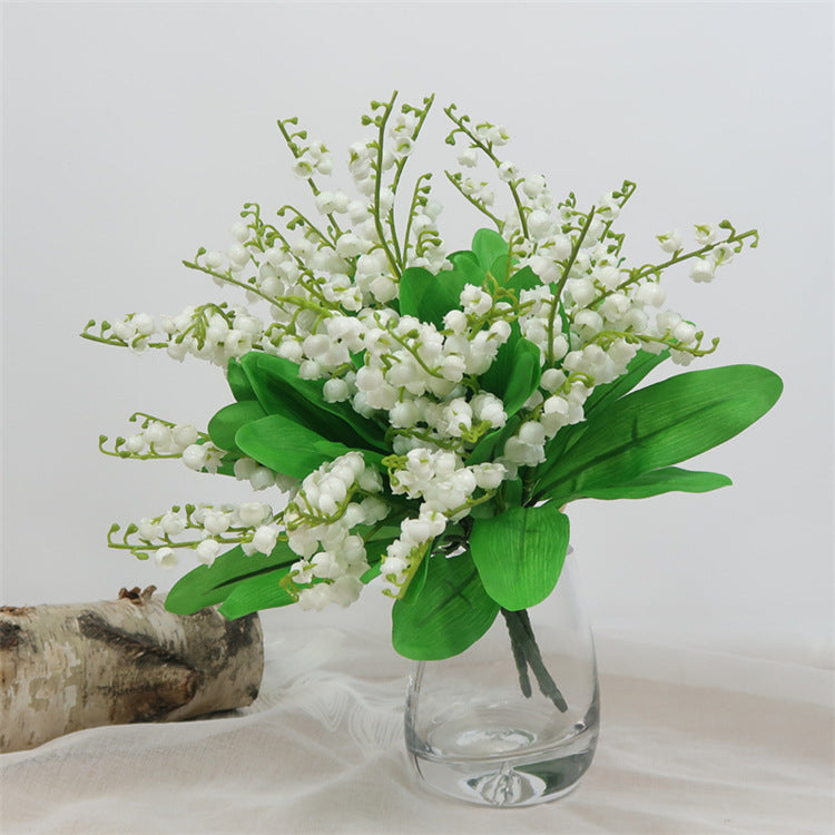 Lily in the valley, short, 5 heads, special texture, 9820