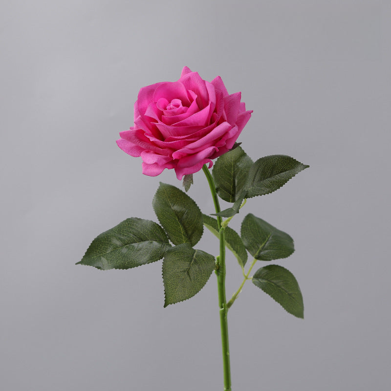 Concubine Rose, 1 head, real texture artificial flower, 23040502