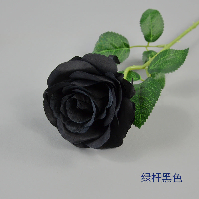 Special Rose, black golden silver rose, regular texture, 559432