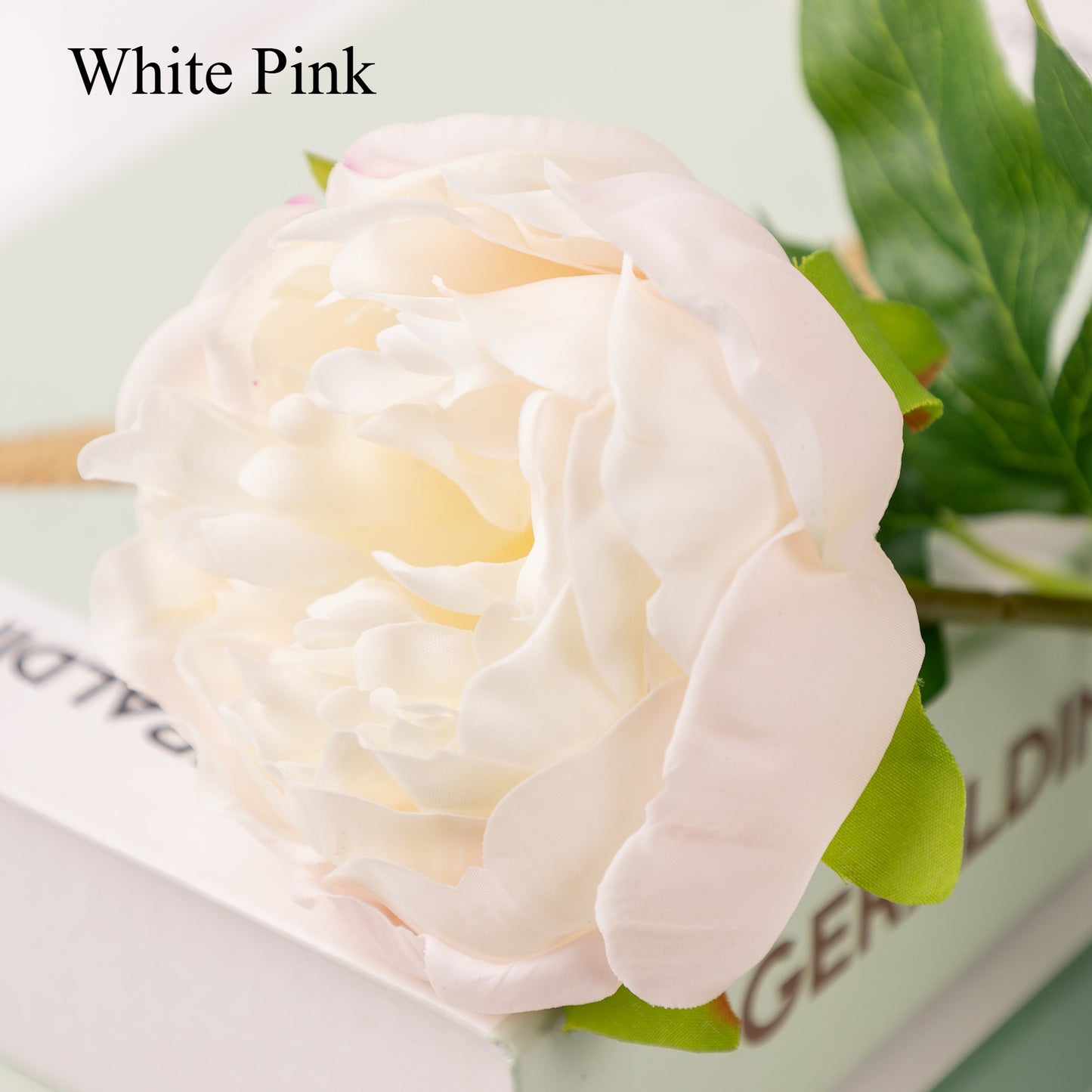 Peony, 1 head, MOQ 100 each color, real texture artificial flower, 3401P
