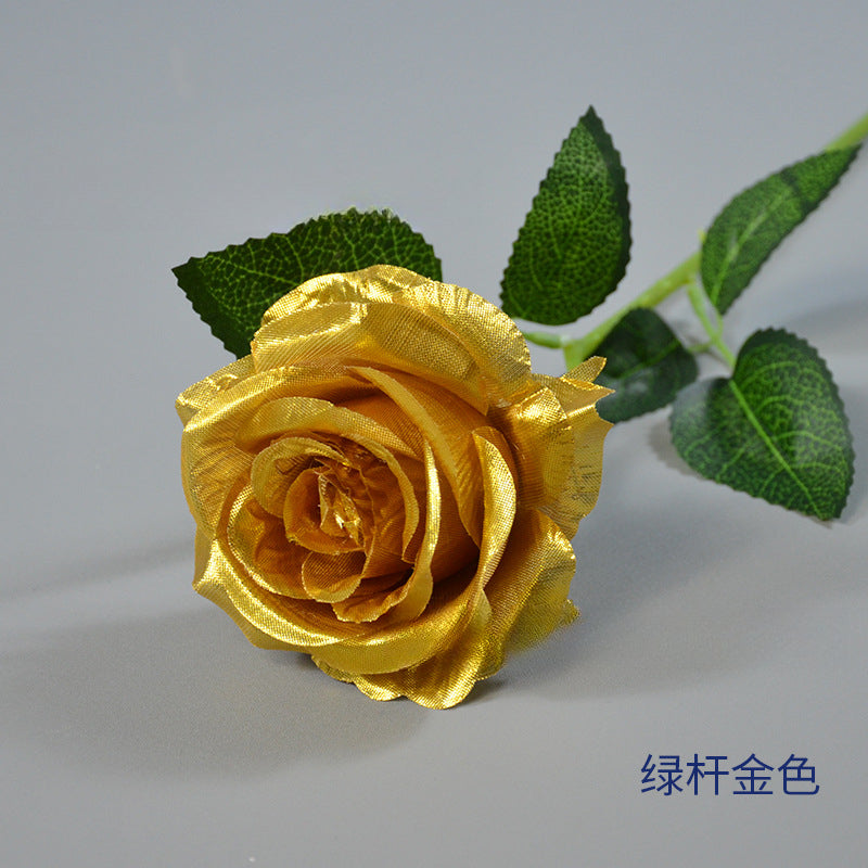 Special Rose, black golden silver rose, regular texture, 559432