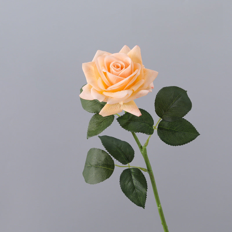 Concubine Rose, 1 head, real texture artificial flower, 23040502