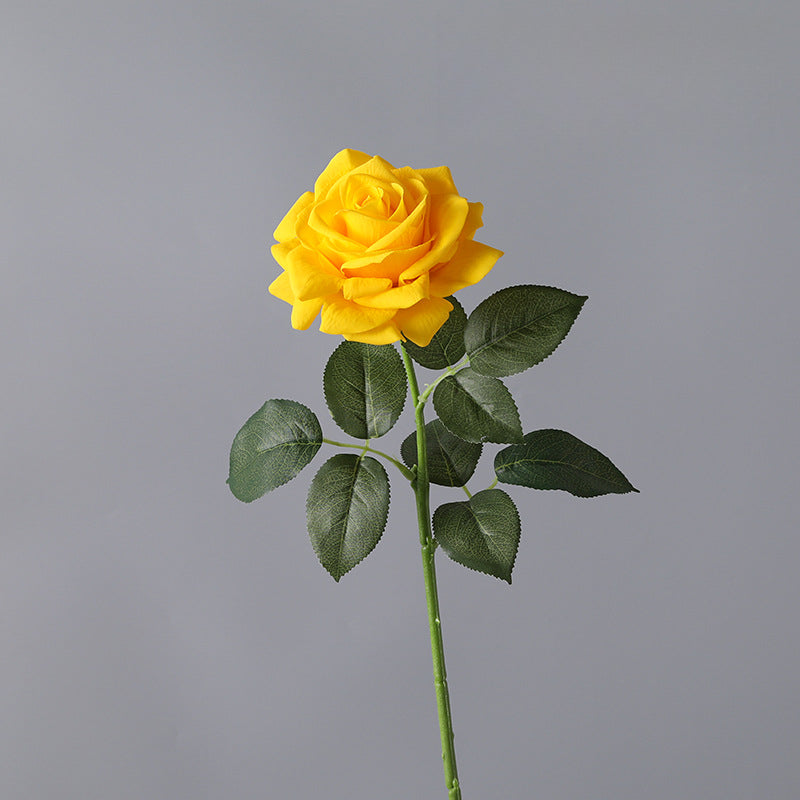 Concubine Rose, 1 head, real texture artificial flower, 23040502