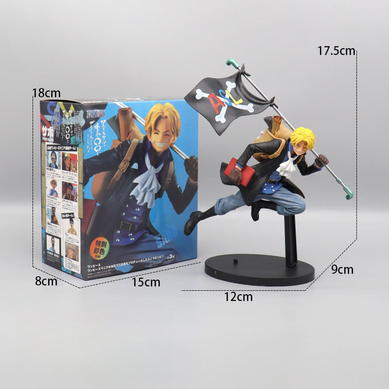 One Piece Figures / Running Brothers: Luffy, Sabo, and Ace 20cm Figure Set