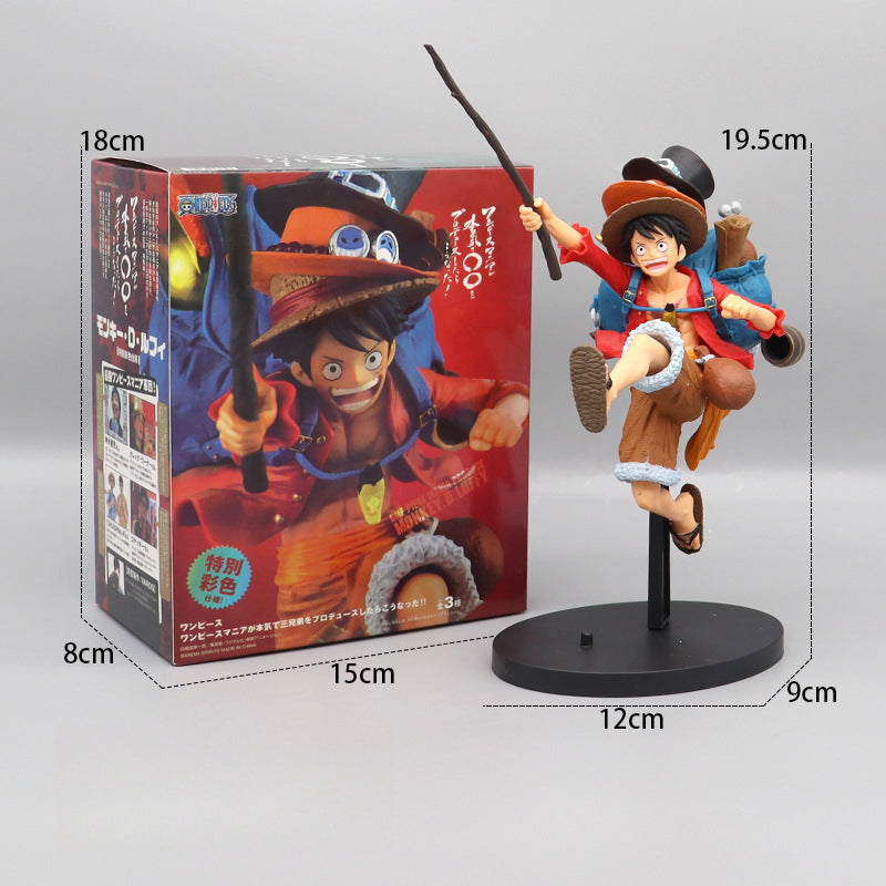 One Piece Figures / Running Brothers: Luffy, Sabo, and Ace 20cm Figure Set