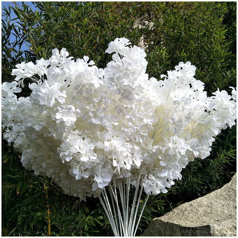 Cherry blossom, white stem snow, regular texture, 3268059