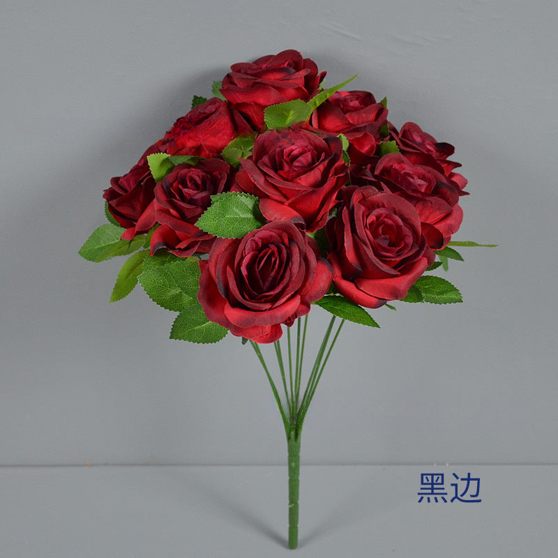 Special Rose, black golden silver rose, regular texture, 559432