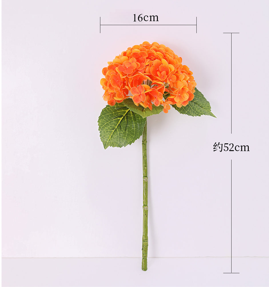 Hydrangea, medium, real texture artificial flower, 22071501
