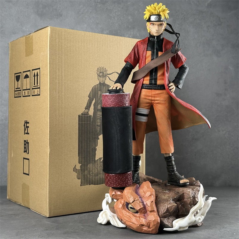 Sennin Naruto & Cursed Seal Sasuke / Naruto / 42cm Figure