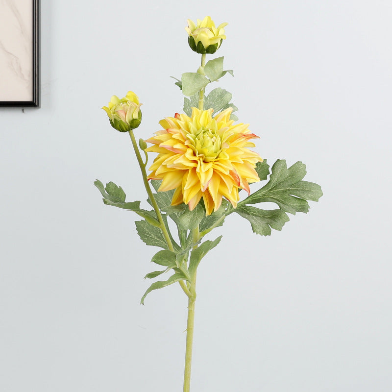Dahlia, 3 heads, special texture, 55046