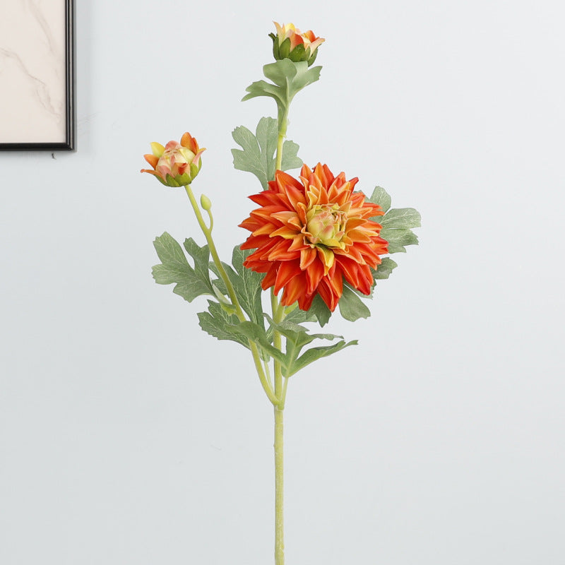 Dahlia, 3 heads, special texture, 55046