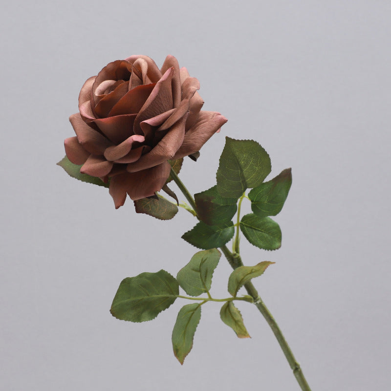 Autumn Rose, real texture artificial flower, 30249