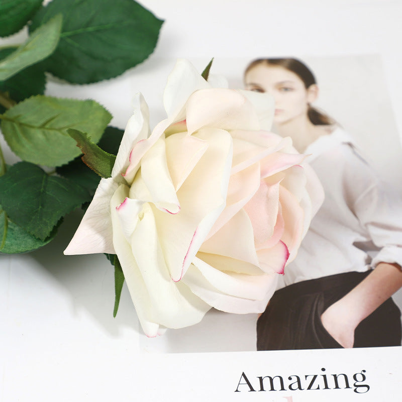 Autumn Rose, real texture artificial flower, 30249