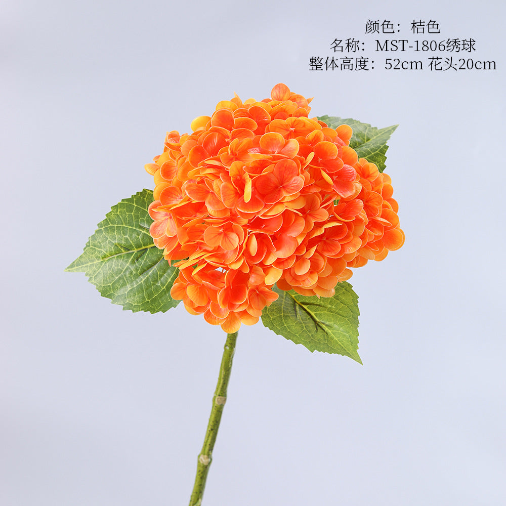 Hydrangea, medium, real texture artificial flower, 22071501