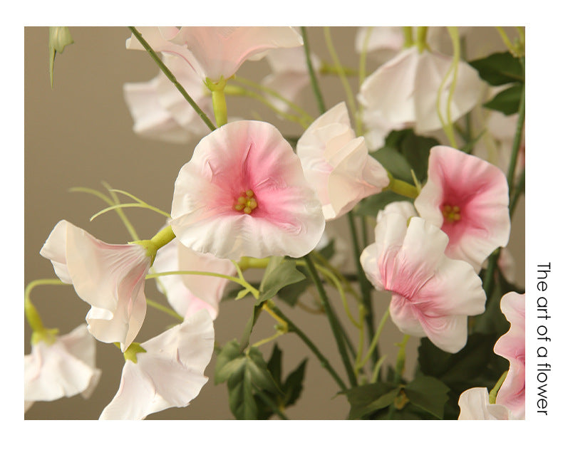 Morning glory, real texture artificial flower, 472802