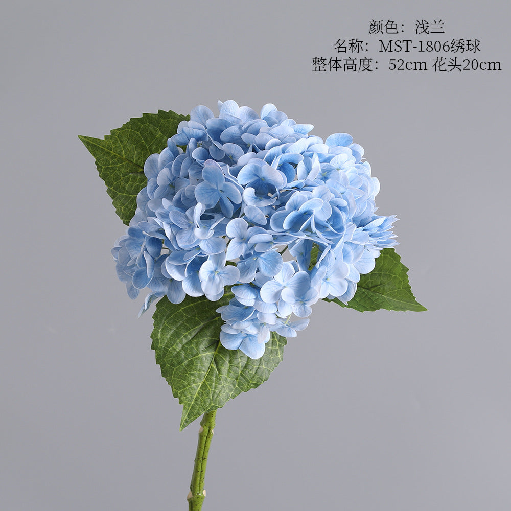 Hydrangea, medium, real texture artificial flower, 22071501