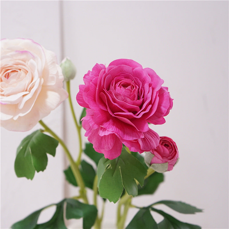 Ranunculus, real texture artificial flower, 48276