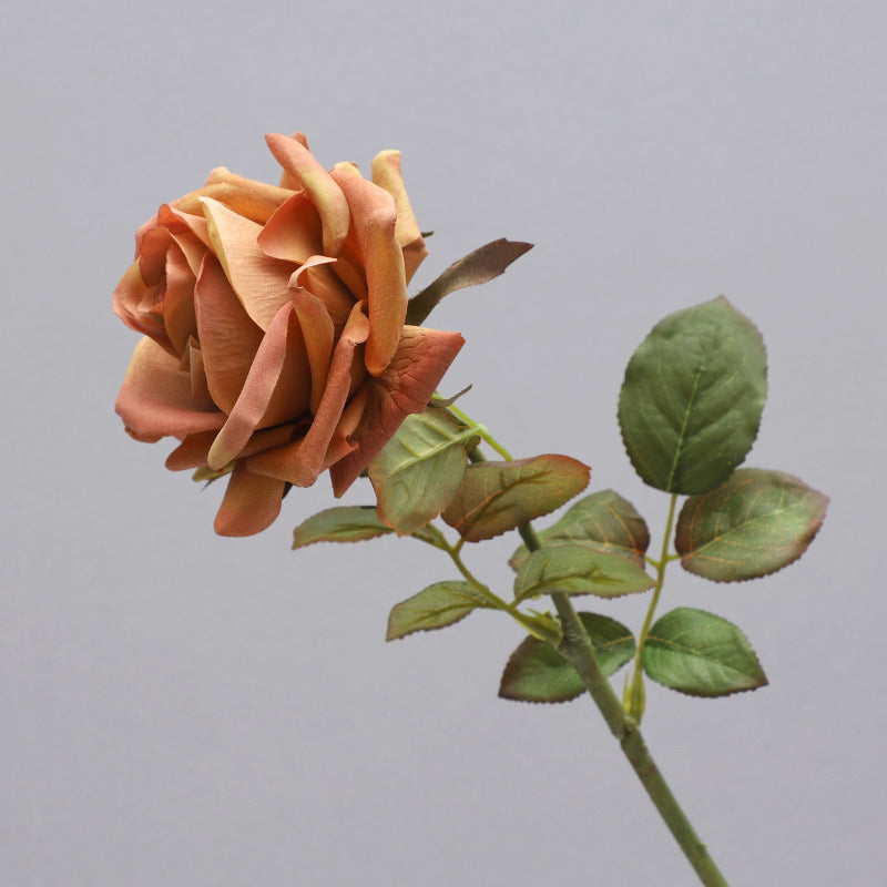 Autumn Rose, real texture artificial flower, 30249