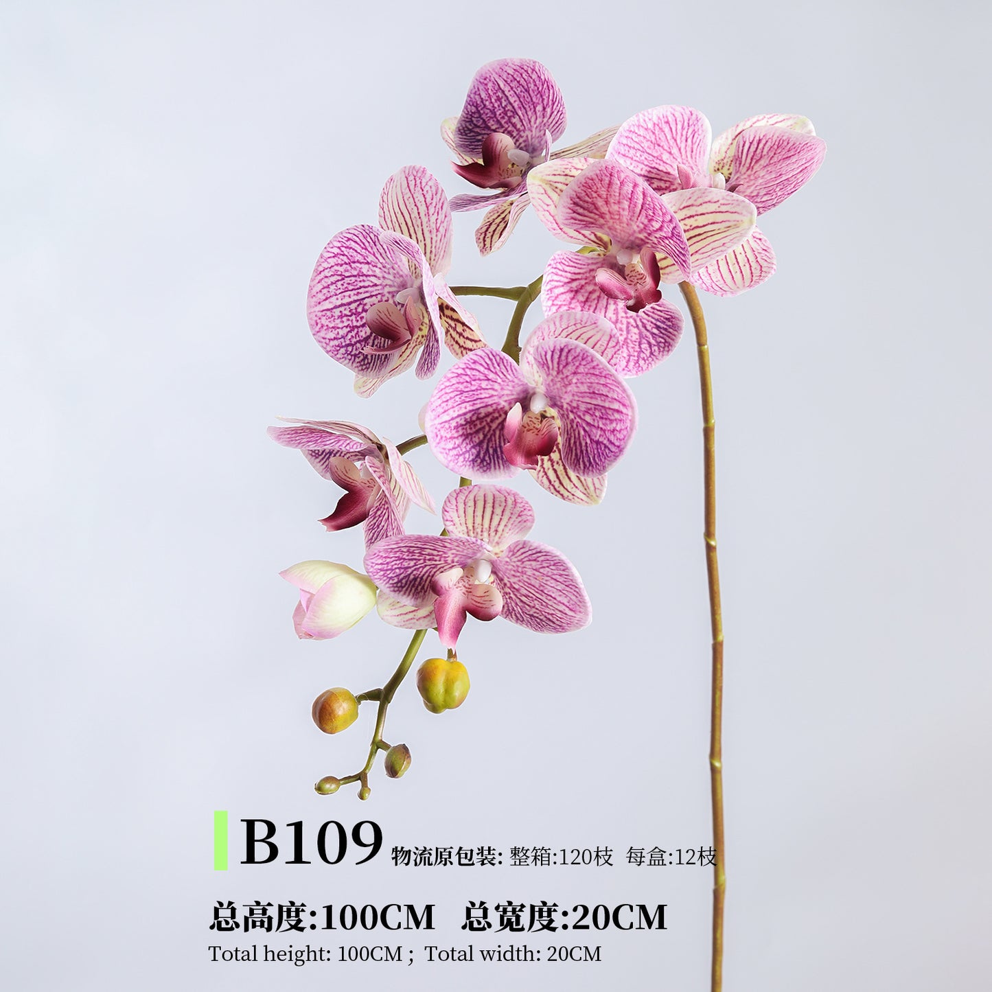 Phalaenopsis, Top quality, real texture artificial flower, 2106300