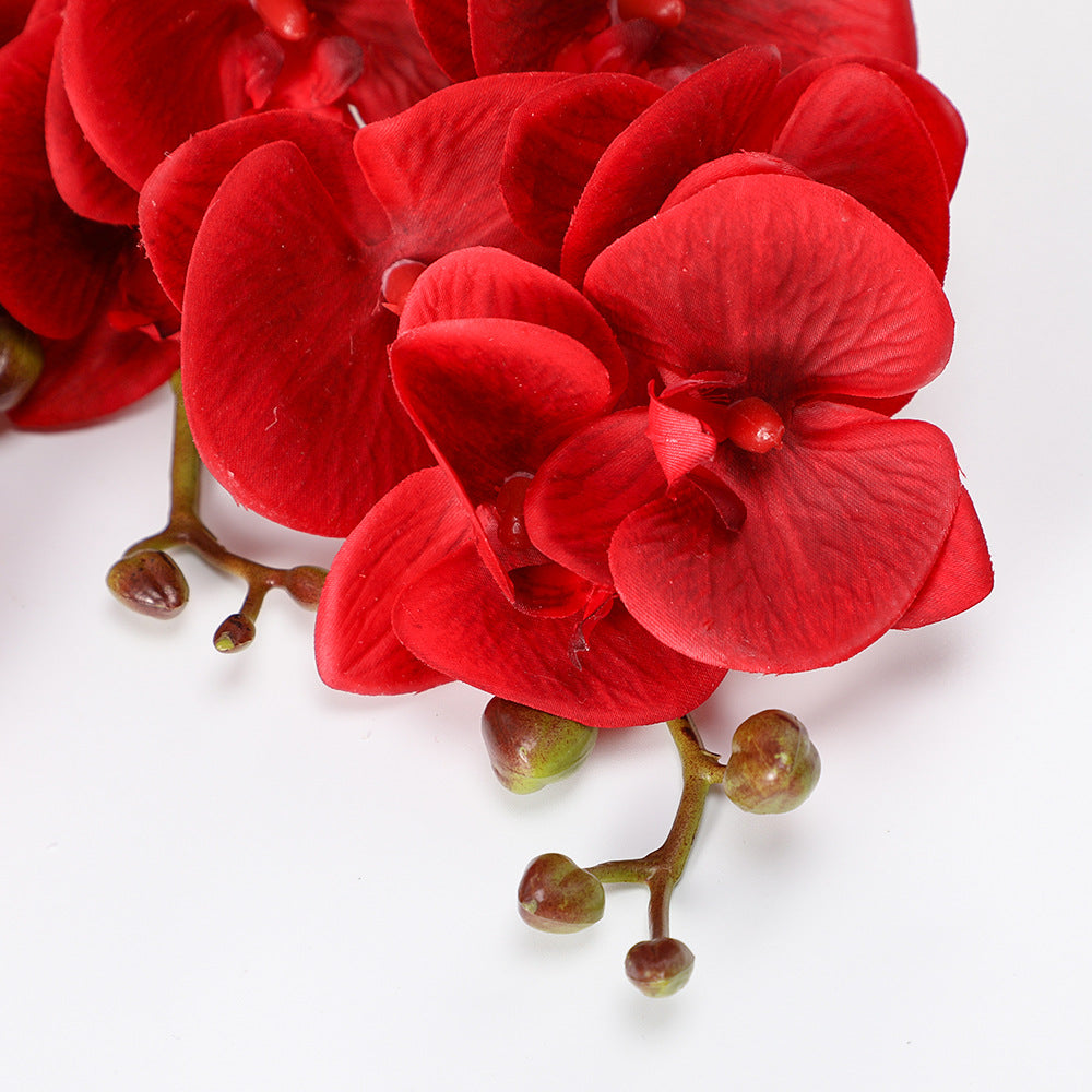 Phalaenopsis, 2 heads, real texture artificial flower, 22070402