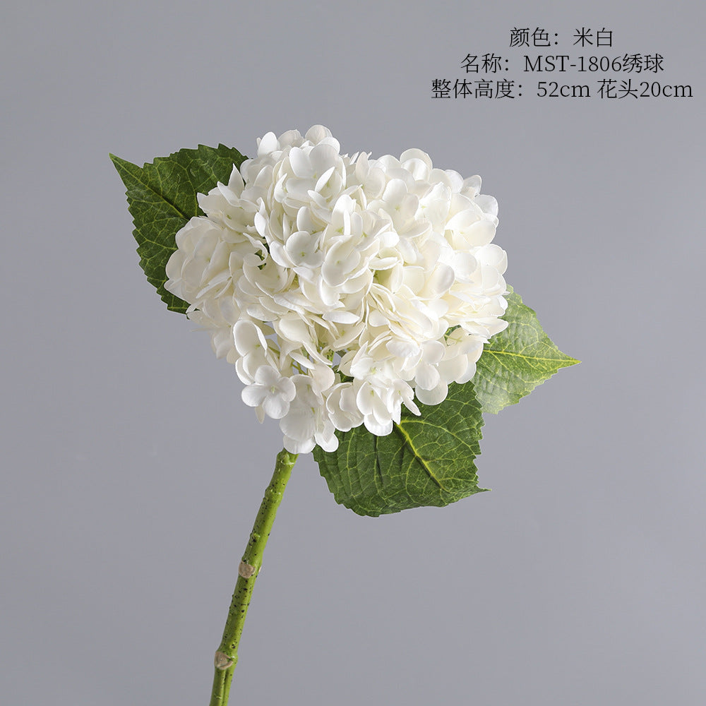 Hydrangea, medium, real texture artificial flower, 22071501
