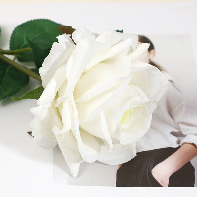 Autumn Rose, real texture artificial flower, 30249