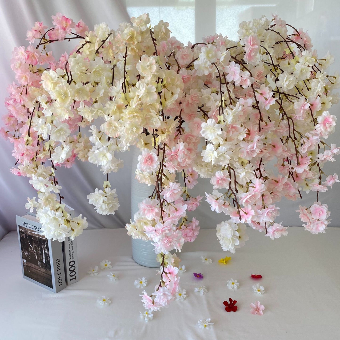 Cherry blossom, waterfall, regular texture, 21886647328