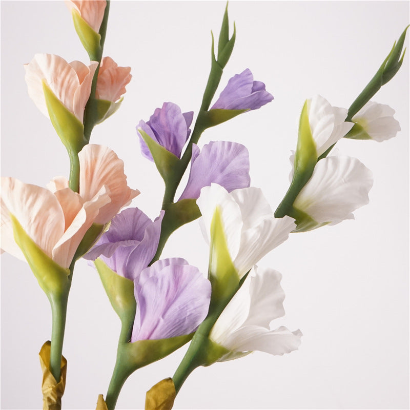gladiolus, real texture artificial flower, 48274