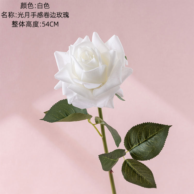 Rose, with spikes, real texture artificial flower, 60003