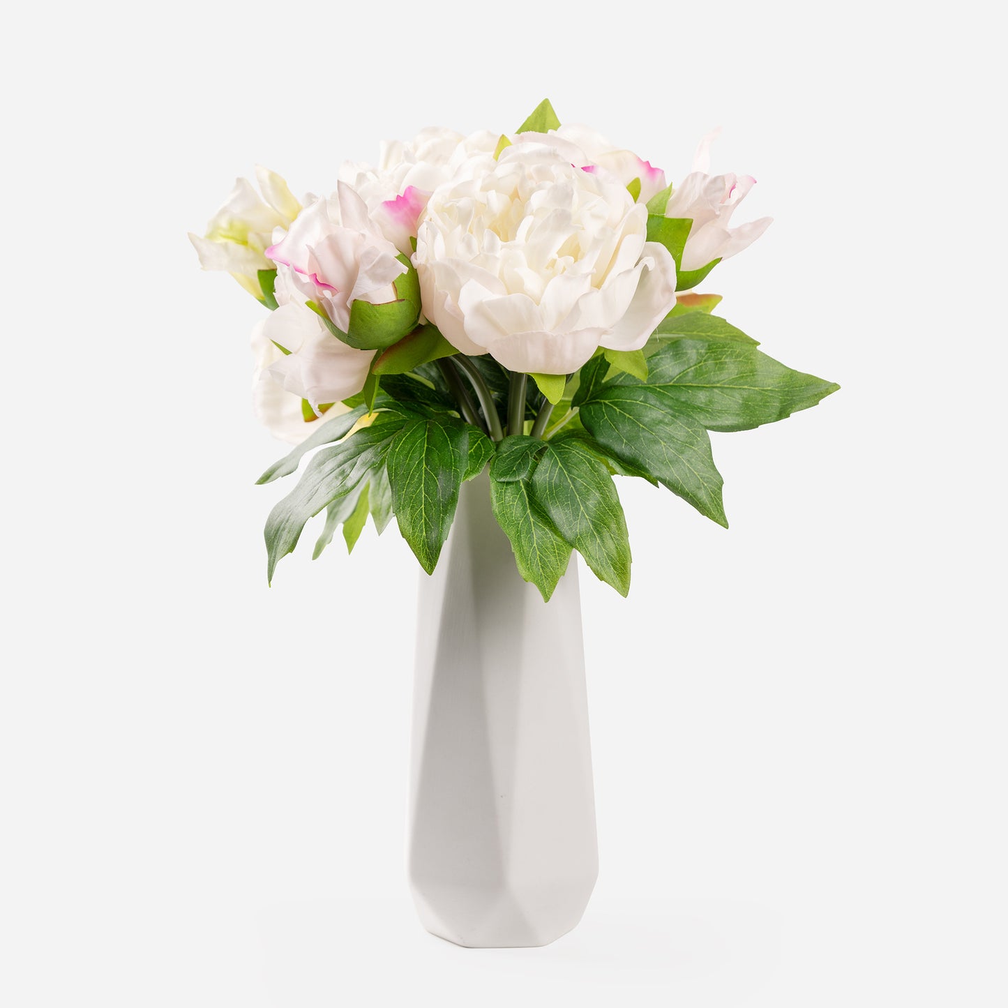 Peony, 5 heads, MOQ 100 each color, real texture artificial flower, 3405P