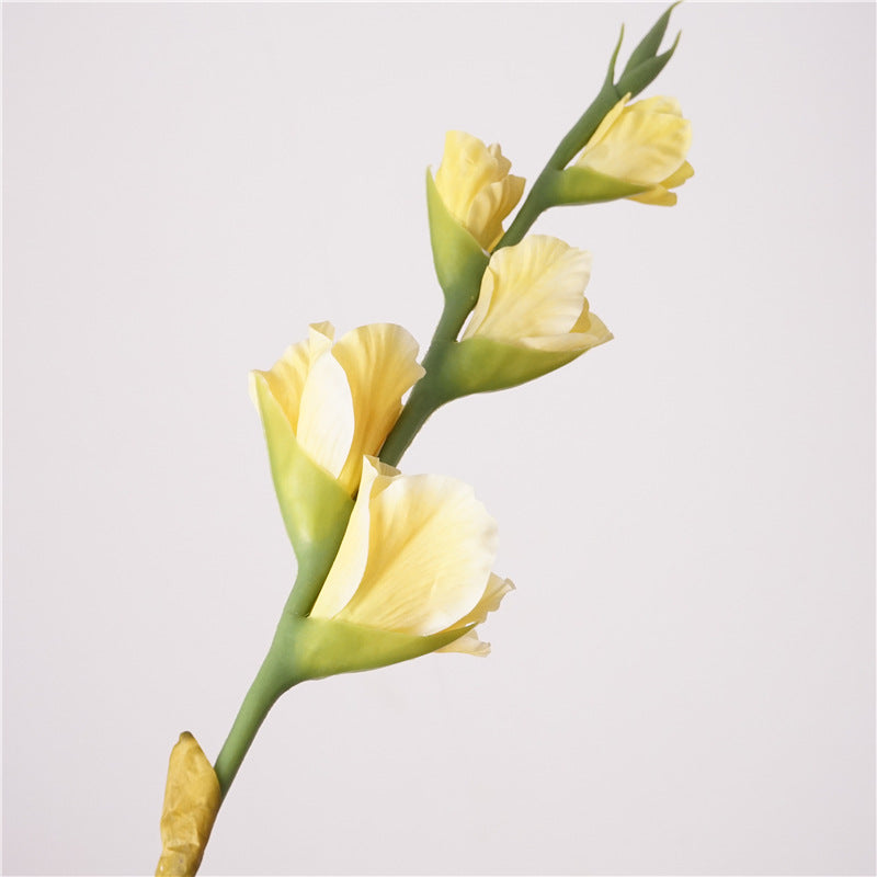 gladiolus, real texture artificial flower, 48274