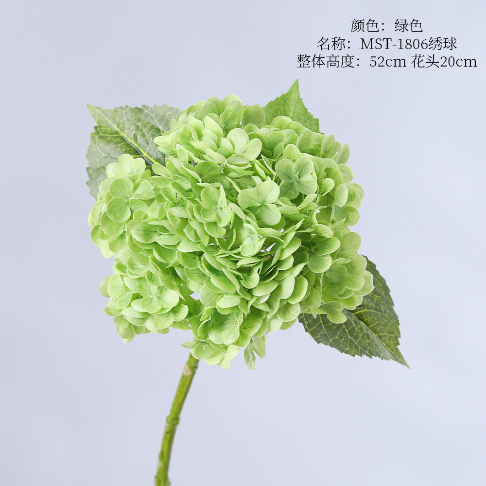 Hydrangea, medium, real texture artificial flower, 22071501