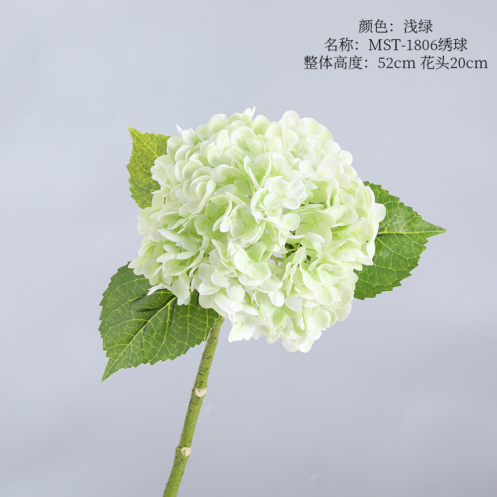 Hydrangea, medium, real texture artificial flower, 22071501