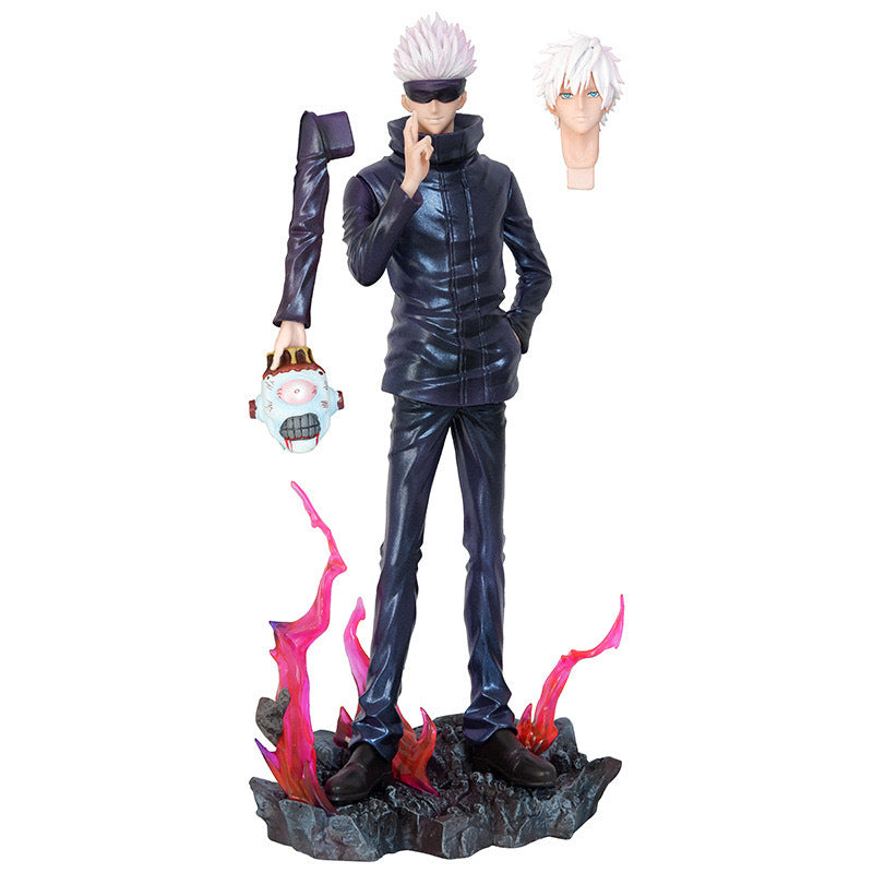 Gojo vs. Volcano Head Figure / Jujutsu Kaisen(JJK) Figure / Swappable Heads & Arms