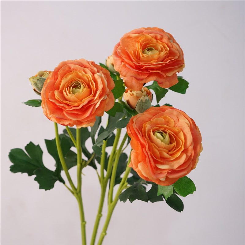 Ranunculus, real texture artificial flower, 48276
