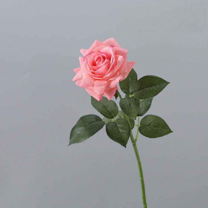 Concubine Rose, 1 head, real texture artificial flower, 23040502