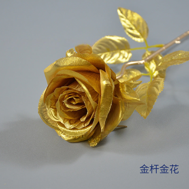 Special Rose, black golden silver rose, regular texture, 559432
