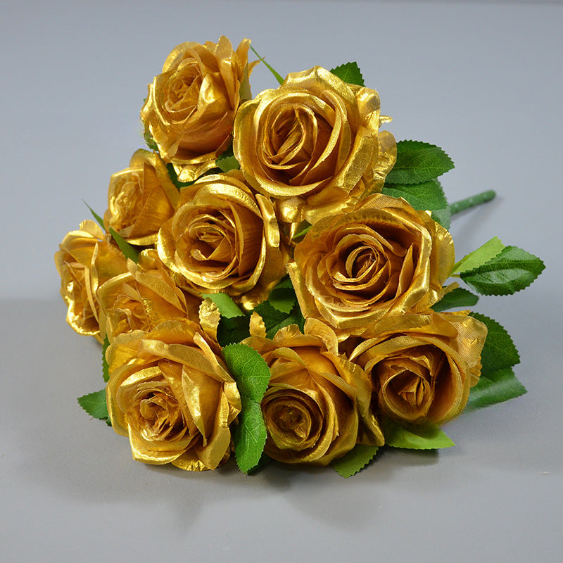 Special Rose, black golden silver rose, regular texture, 559432