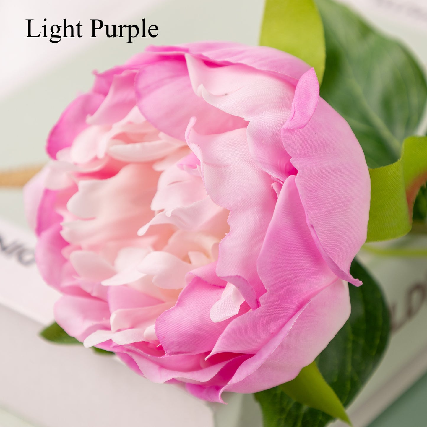 Peony, 1 head, MOQ 100 each color, real texture artificial flower, 3401P