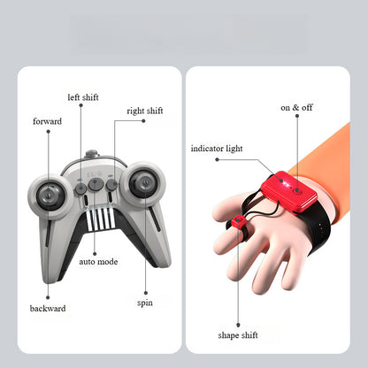 2.4G Transformable Stunt Car with Watch Controller | Extra Large | Hand-Controlled