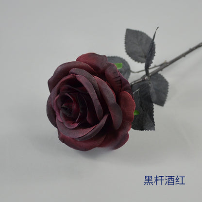 Special Rose, black golden silver rose, regular texture, 559432