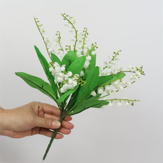 Lily in the valley, short, 5 heads, special texture, 9820