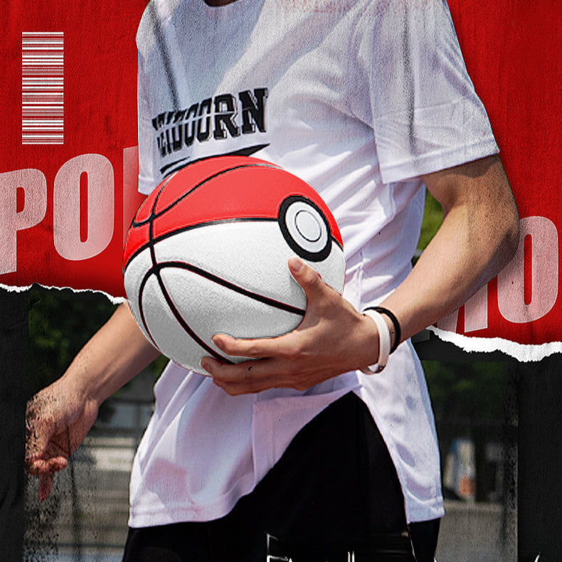Poke Ball Basketball Size 7 / Professional Pokemon Basketball
