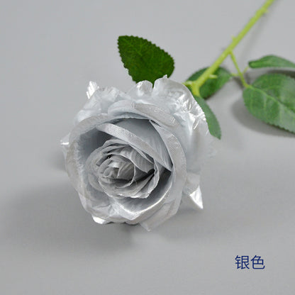 Special Rose, black golden silver rose, regular texture, 559432
