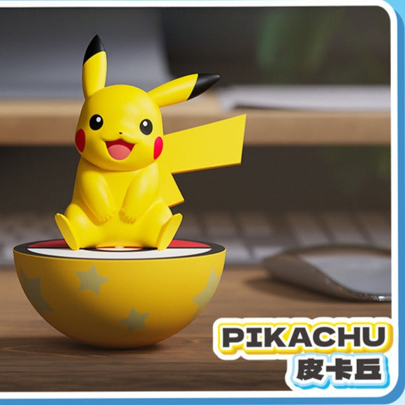 Pokémon Tumbler Figures Set / Pikachu, Gengar, Sylveon, Sprigatito, Quaxly, and Fuecoco!