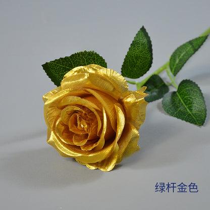 Special Rose, black golden silver rose, regular texture, 559432