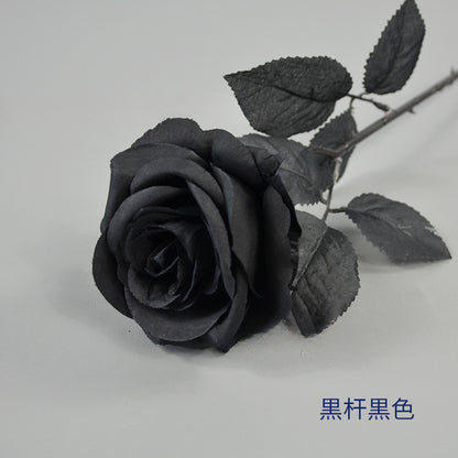 Special Rose, black golden silver rose, regular texture, 559432
